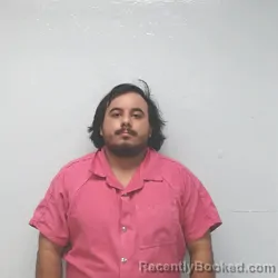 Mugshot of Branndon Lee Leija booked in Jim Wells County, Texas on August 13, 2026