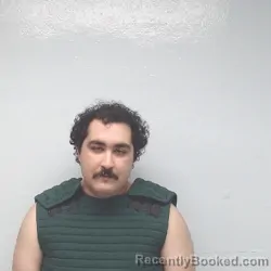 Mugshot of Dennis Ray Garcia booked in Jim Wells County, Texas on August 16, 2026