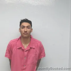 Mugshot of Andru Jakob Delarosa booked in Jim Wells County, Texas on August 17, 2026
