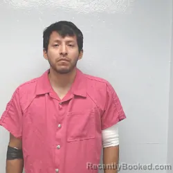 Mugshot of Daniel Moreno booked in Jim Wells County, Texas on August 17, 2026