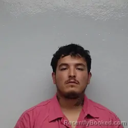Mugshot of Mathew Steven Garcia booked in Jim Wells County, Texas on August 25, 2026
