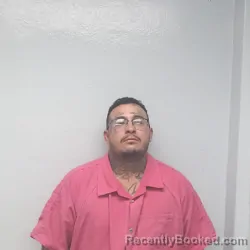 Mugshot of Anival Adalberto Garza booked in Jim Wells County, Texas on October 9, 2026