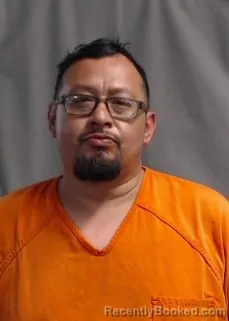 Mugshot of LEONARD ANTHONY VILLANUEVA booked in Karnes County, Texas on March 28, 2026