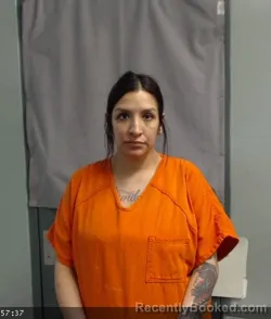 Mugshot of KRISTEN FRIESENHAHN booked in Karnes County, Texas on April 1, 2026