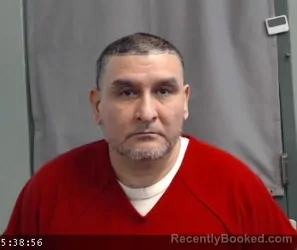 Mugshot of JOE LUKE SANCHEZ booked in Karnes County, Texas on May 7, 2026