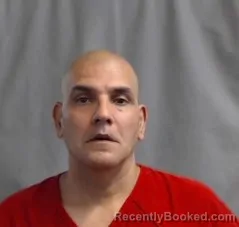 Mugshot of ALFRED ANTHONY MORENO booked in Karnes County, Texas on May 16, 2026