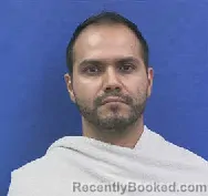Mugshot of Cesar Barrueta Orive booked in Kaufman County, Texas on August 9, 2026