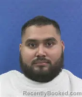 Mugshot of Olman Fabricio Caceres Reyes booked in Kaufman County, Texas on April 19, 2026