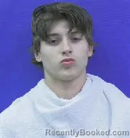 Mugshot of Noah Grummert booked in Kaufman County, Texas on August 21, 2026