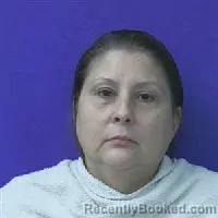 Mugshot of Violet Mae Stone booked in Kaufman County, Texas on August 3, 2026