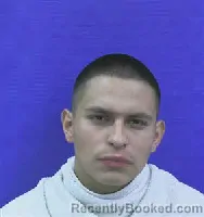 Mugshot of Jacob Anthony Torres booked in Kaufman County, Texas on August 20, 2026