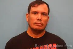 Mugshot of Lester Castellanos Perez booked in Kendall County, Texas on May 23, 2026