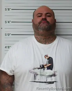 Booking photo from Kerr County, Texas