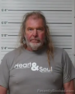 Booking photo from Kerr County, Texas