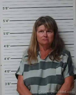 Mugshot of Connie Beth Serrano booked in Kerr County, Texas on March 21, 2026