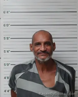 Mugshot of Julio Fare Santiago booked in Kerr County, Texas on March 24, 2026