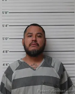 Mugshot of Valentin Arriaga Martinez booked in Kerr County, Texas on March 25, 2026