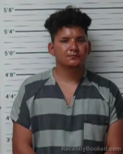 Mugshot of Ever Enay Baca Gutierrez booked in Kerr County, Texas on March 30, 2026