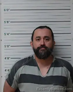 Mugshot of Zeke Roy Benavides booked in Kerr County, Texas on March 31, 2026