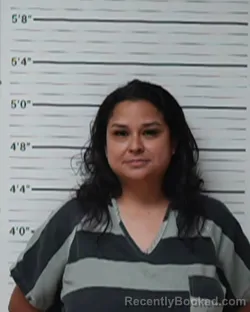 Mugshot of Klarissa Marie Acosta booked in Kerr County, Texas on April 21, 2026