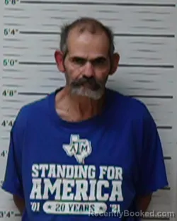 Mugshot of Mark Brian Rowan booked in Kerr County, Texas on April 23, 2026