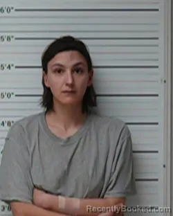 Mugshot of Joey Christina Champagne booked in Kerr County, Texas on April 23, 2026