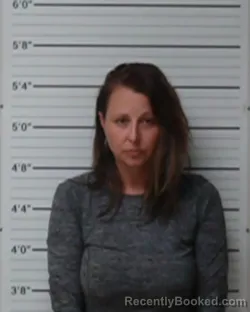 Mugshot of Katie S. Hubble booked in Kerr County, Texas on April 25, 2026