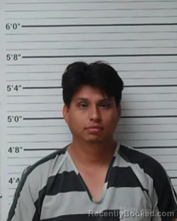 Mugshot of Jose Francisco Chaires Mendoza booked in Kerr County, Texas on April 27, 2026
