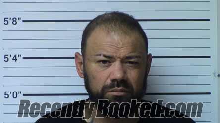 Booking photo from Kerr County, Texas