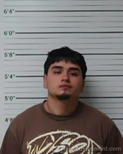 Mugshot of Brandon Ray Martinez booked in Kerr County, Texas on May 3, 2026