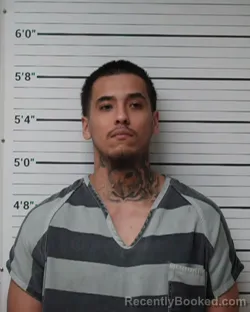 Mugshot of Richard Aaron Mendoza booked in Kerr County, Texas on May 8, 2026