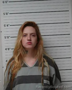 Mugshot of Alexis Marie Sutton booked in Kerr County, Texas on May 9, 2026