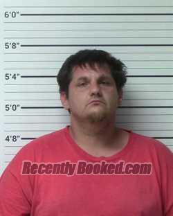 Booking photo from Kerr County, Texas