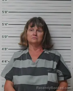 Mugshot of Connie Beth Serrano booked in Kerr County, Texas on July 1, 2026