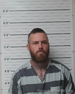 Mugshot of Chad Thomas Growcock booked in Kerr County, Texas on July 8, 2026