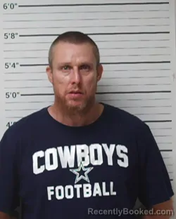 Mugshot of Jarod Clayton booked in Kerr County, Texas on July 9, 2026