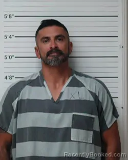 Mugshot of Ricardo Moises Castillo booked in Kerr County, Texas on August 18, 2026