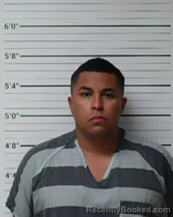 Mugshot of Mauricio Pablo Valdez booked in Kerr County, Texas on August 25, 2026