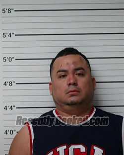 Booking photo from Kerr County, Texas