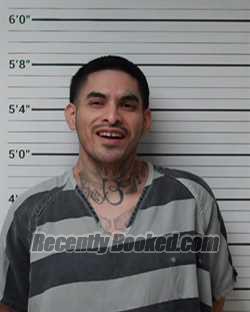 Booking photo from Kerr County, Texas