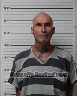 Booking photo from Kerr County, Texas