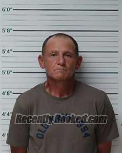 Booking photo from Kerr County, Texas