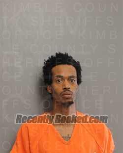 Booking photo from Kimble County, Texas