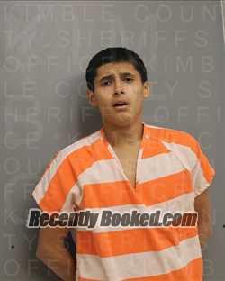 Booking photo from Kimble County, Texas