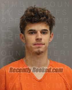 Booking photo from Kimble County, Texas