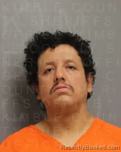 Booking photo from Kimble County, Texas