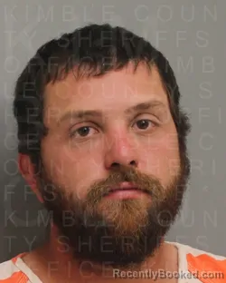 Booking photo from Kimble County, Texas