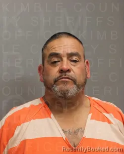 Booking photo from Kimble County, Texas