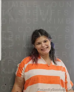 Mugshot of MARI ALICE COLEMAN booked in Kimble County, Texas on March 29, 2026