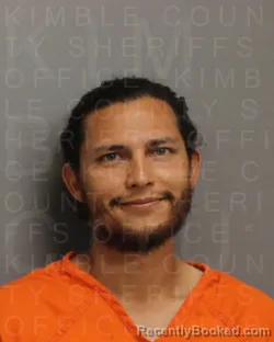 Mugshot of DANIEL MOLINA booked in Kimble County, Texas on April 16, 2026